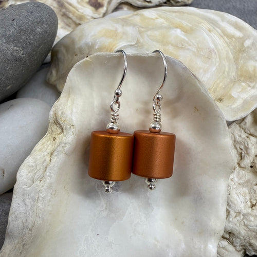 Earrings: Aluminium Tubes