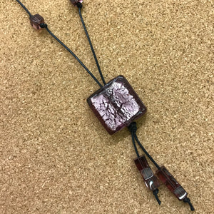 Glass Shapes on Cord