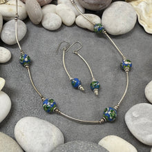 Load image into Gallery viewer, Aqua Necklace &amp; Earrings Sets
