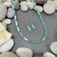 Load image into Gallery viewer, Aqua Necklace &amp; Earrings Sets