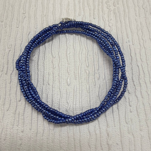 SALE Dark Blue Seed Bead 1m Length Bracelet/Necklace