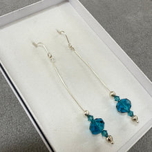 Load image into Gallery viewer, Aqua Earrings
