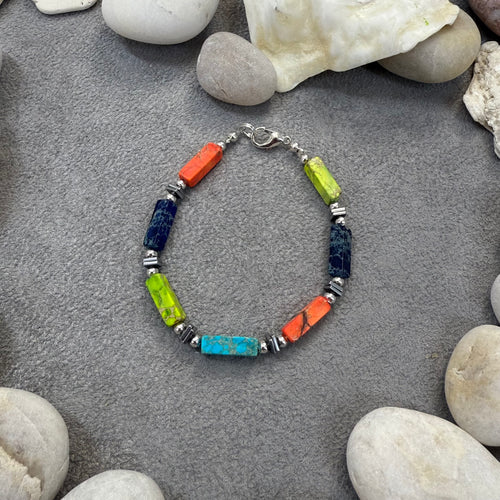 Bracelets: Gemstone Rectanges