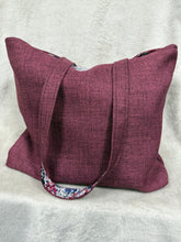 Load image into Gallery viewer, 037 Burgundy With Floral Inside