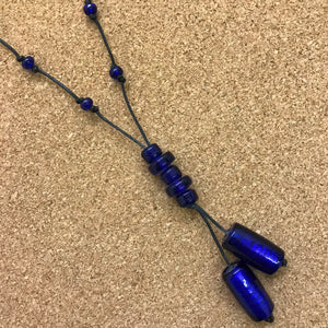 Glass Shapes on Cord