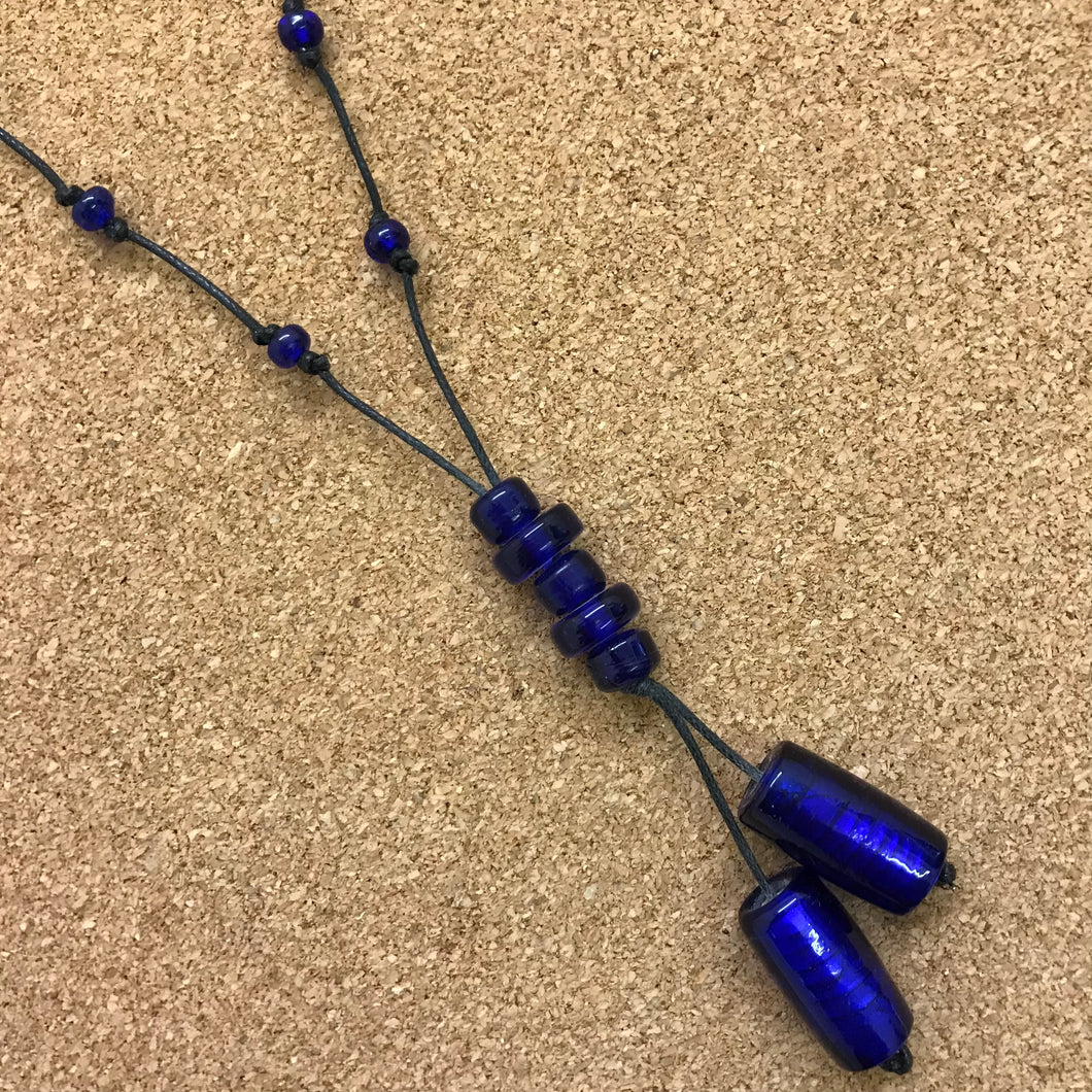 Glass Shapes on Cord