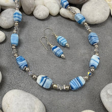 Load image into Gallery viewer, Aqua Necklace &amp; Earrings Sets