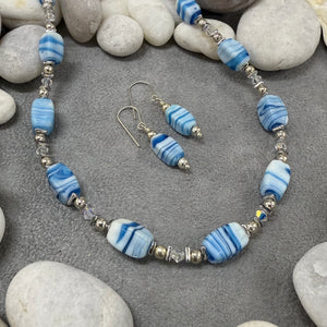 Aqua Necklace & Earrings Sets