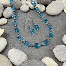 Load image into Gallery viewer, Aqua Necklace &amp; Earrings Sets