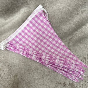 Bunting / Pink Gingham
