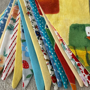 Bunting / Rainbow and Multi Patterns (smaller flags)