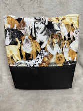 Load image into Gallery viewer, 086 Black Base with Dog Print (small)