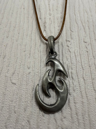 SALE Unusual Shape Pendant on Cord