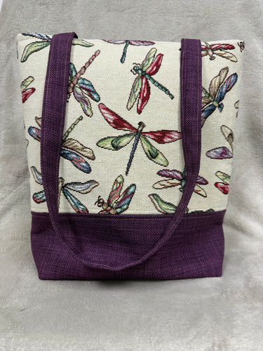111 Maroon Base with Dragonfly Print