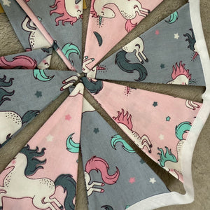 Bunting / Cot Bunting - Unicorns