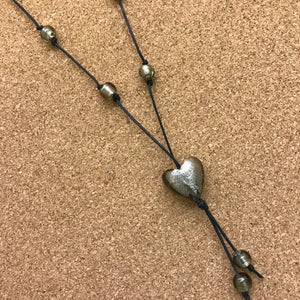 Glass Shapes on Cord