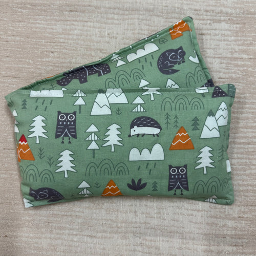 Wheatbag - Green with Animals
