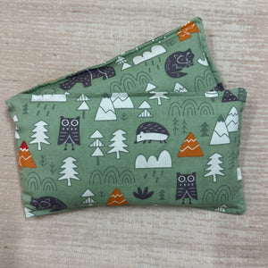 Wheatbag - Green with Animals