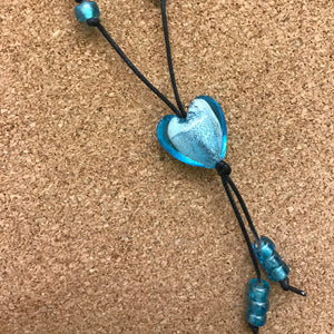 Glass Shapes on Cord
