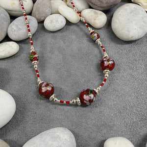 Necklaces: Red