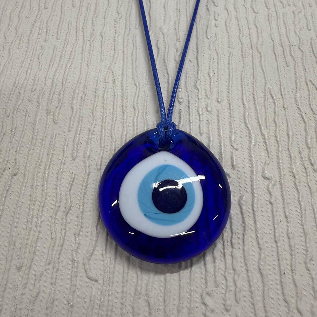 SALE Evil Eye (Mati) on Blue Cord