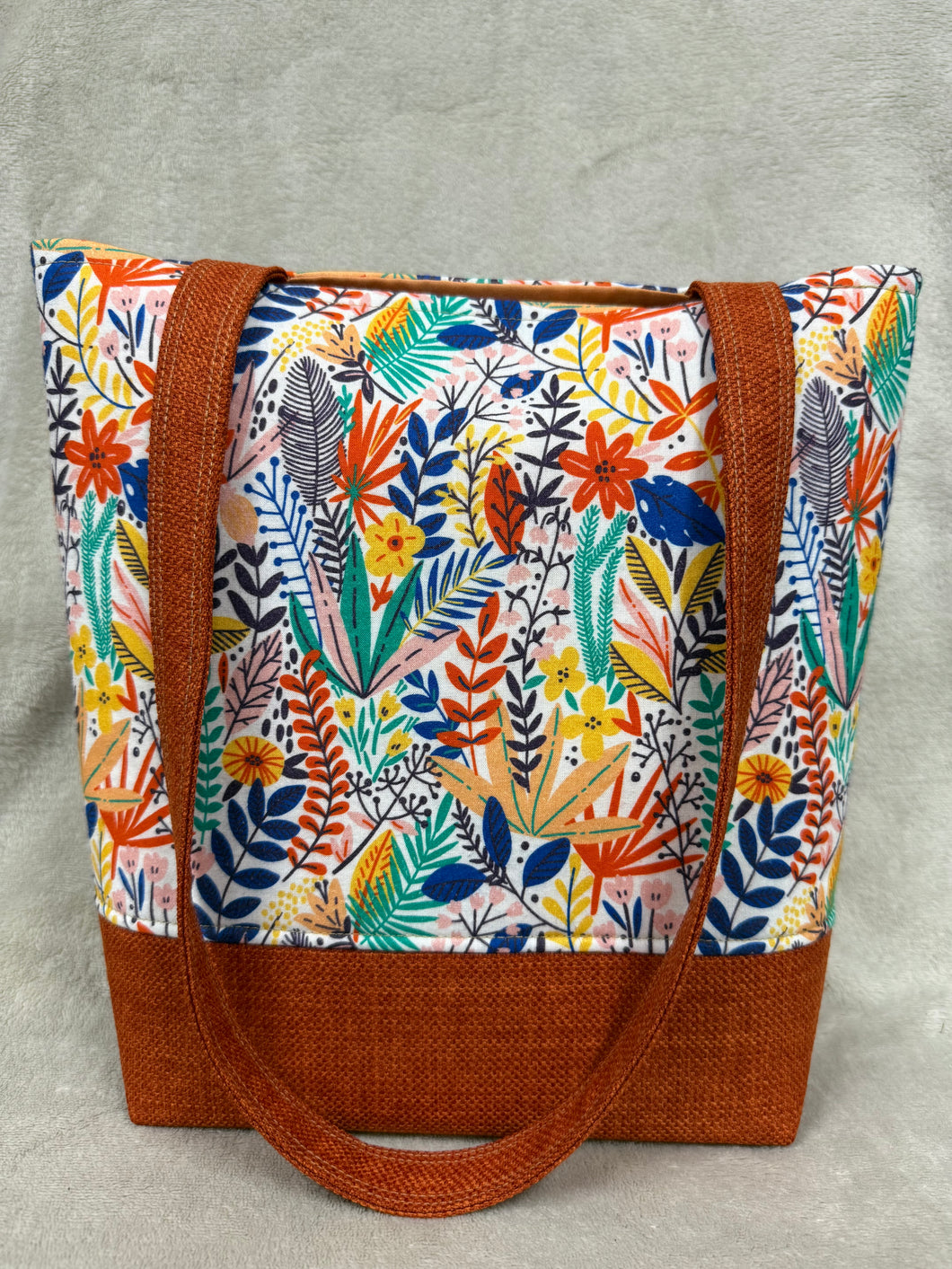 187 Orange Floral