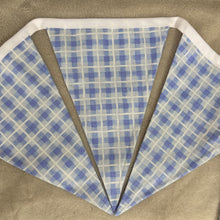 Load image into Gallery viewer, Bunting / Blue Checkers with Glitter