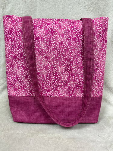 100 Pink Base with Fern Pattern