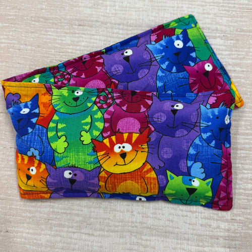Wheatbag - Multicoloured with Funky Cats
