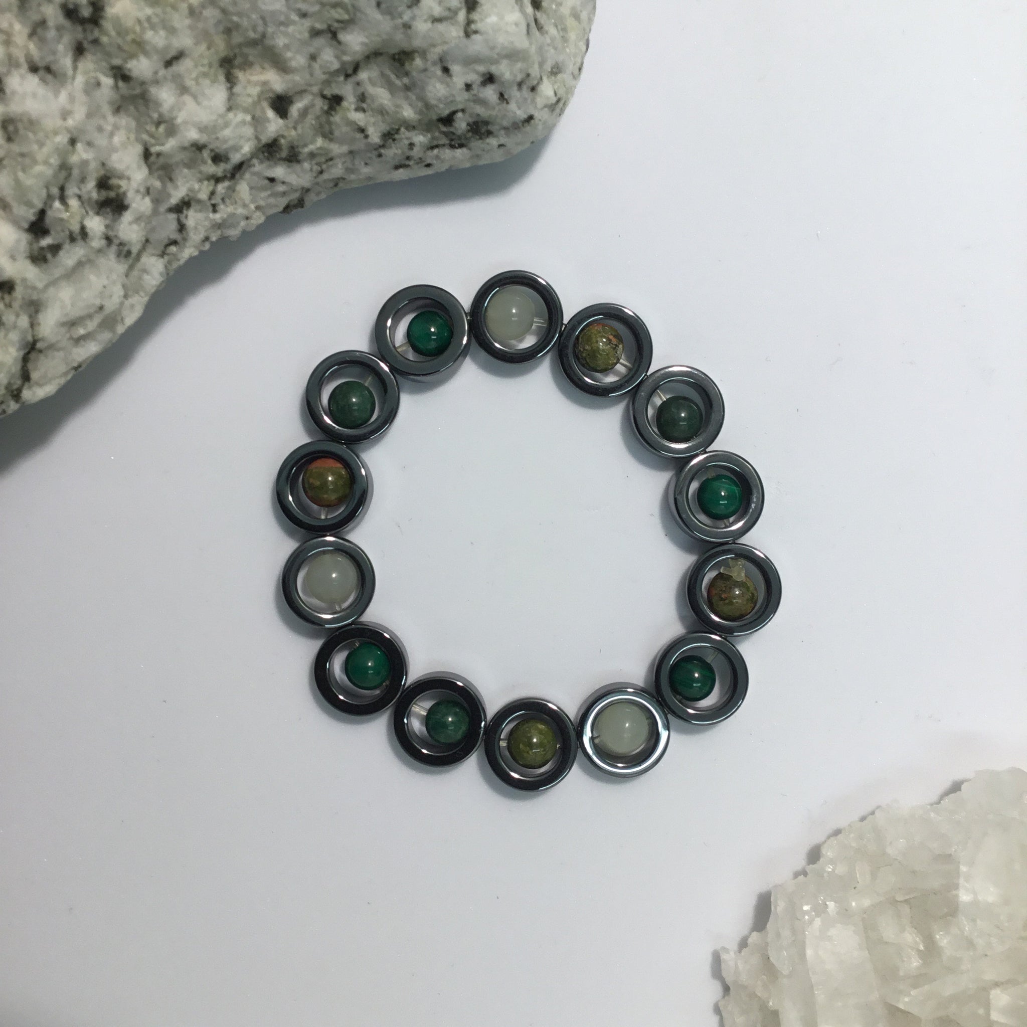 Hematite sales chakra bracelet